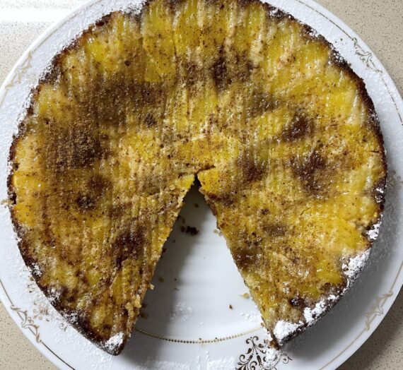 Şeftalili Glütensiz Kek